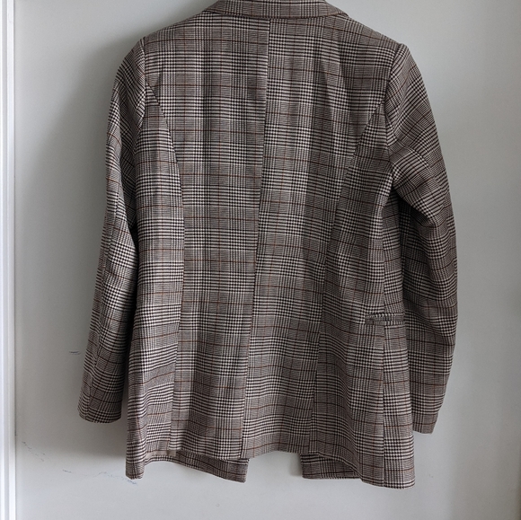 NWT Double Breasted Plaid Jacket - Picture 4 of 4